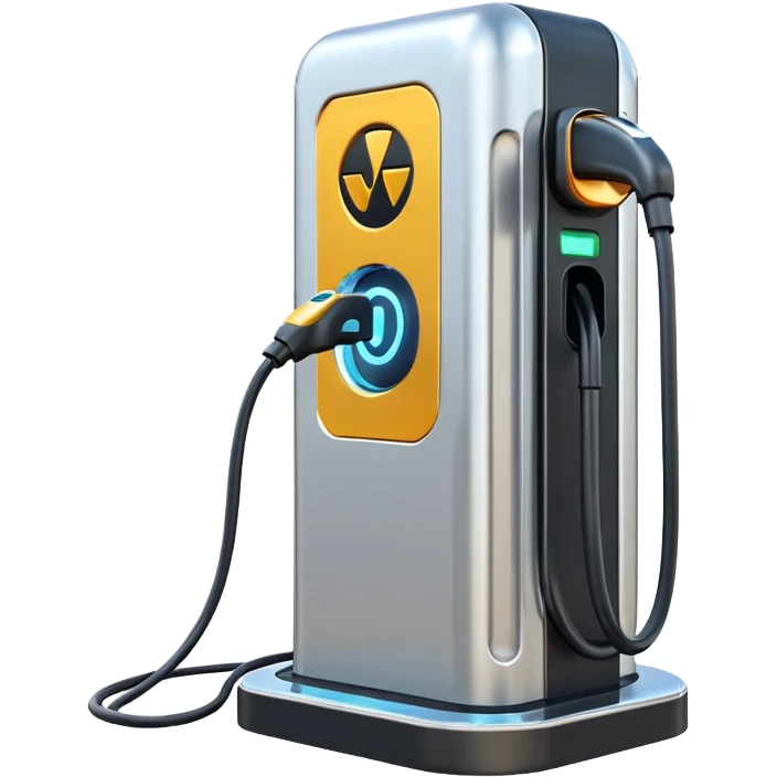 3D Electric Vehicle Charge Station emoji