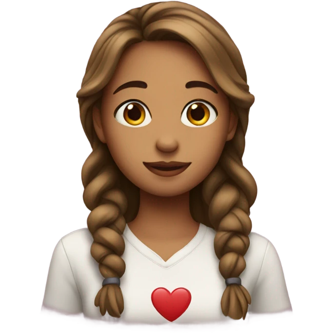Girl in love emoji
