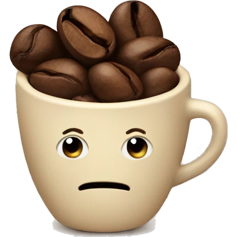 coffee bean emoji