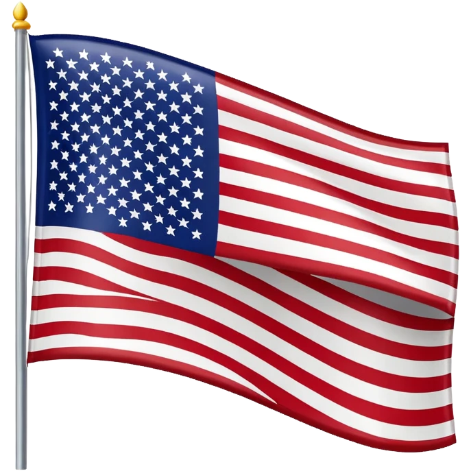 Flag of United States but 500 star emoji