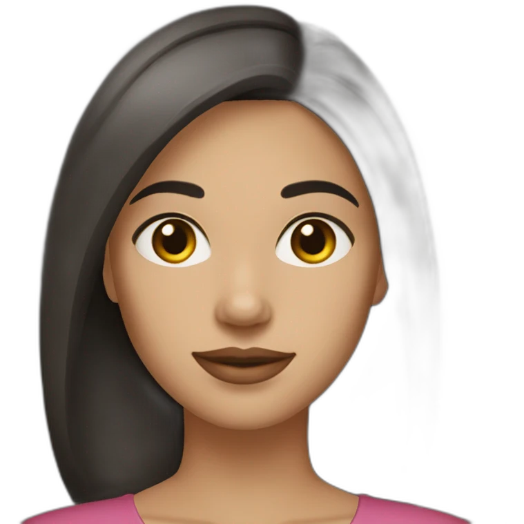 woman-with-dark-straight-hair-and-hazel-eyes emoji