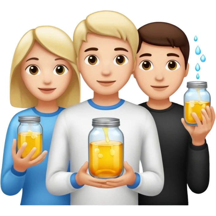 People Holding Jar emoji