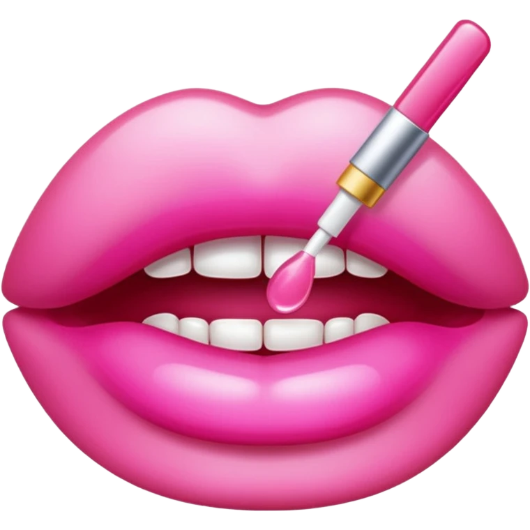Lip gloss emoji