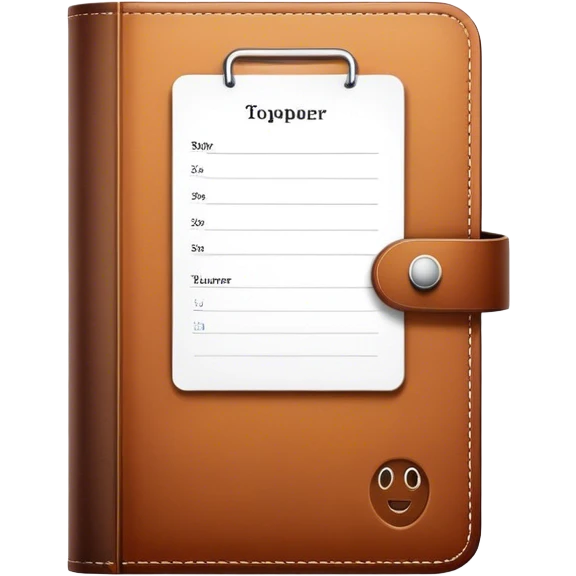 Day planner emoji