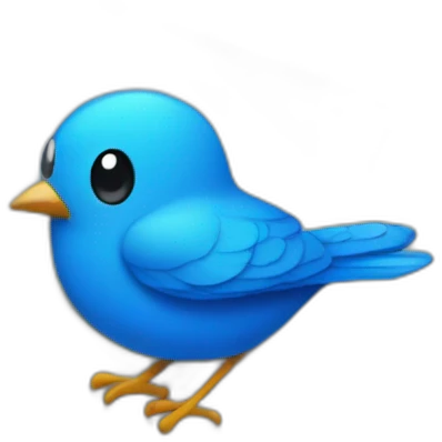 blue-bird-on-keyboard emoji