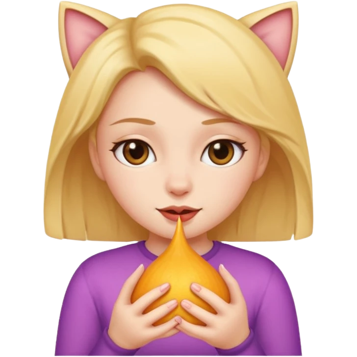 Девушка показует пизду emoji