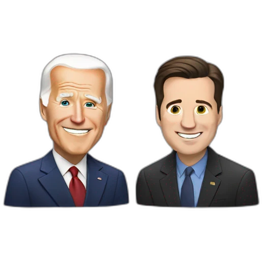 Vladimir Zelenskiy and Joe Biden emoji