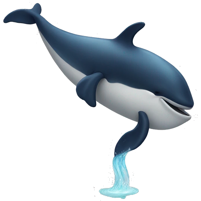 dancing whale emoji