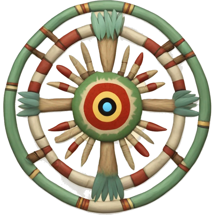 Native American medicine wheel  emoji