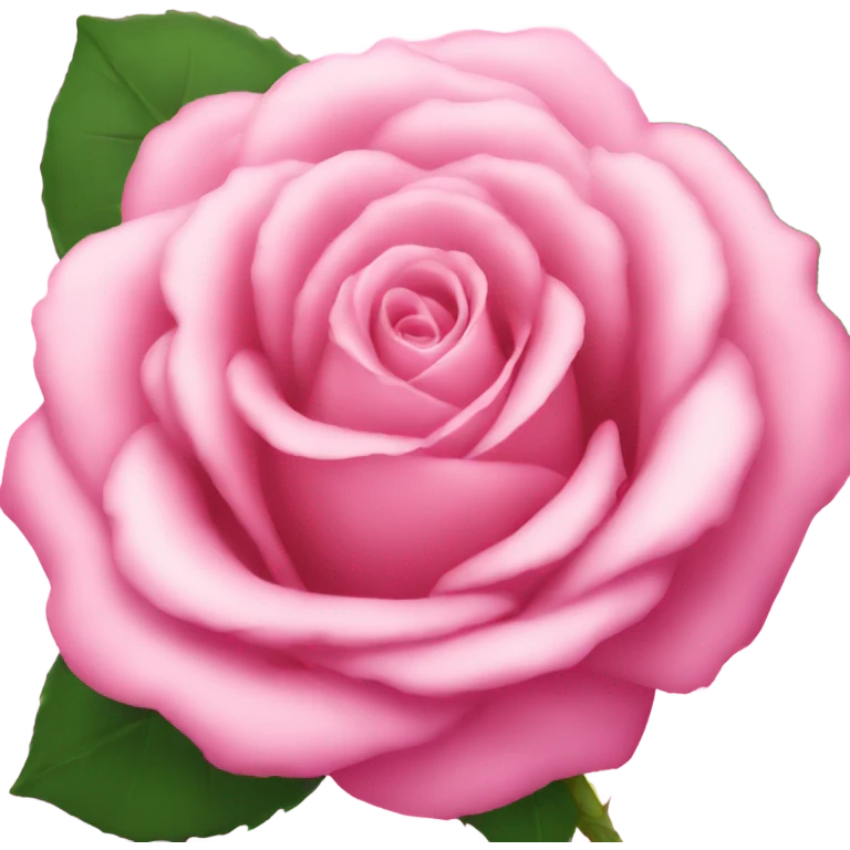 Pink rose emoji