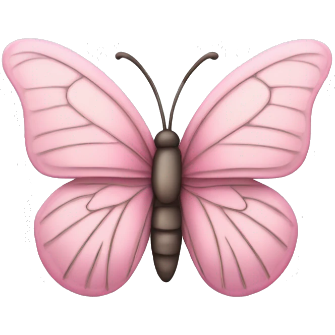 Baby Pink butterfly on the side emoji