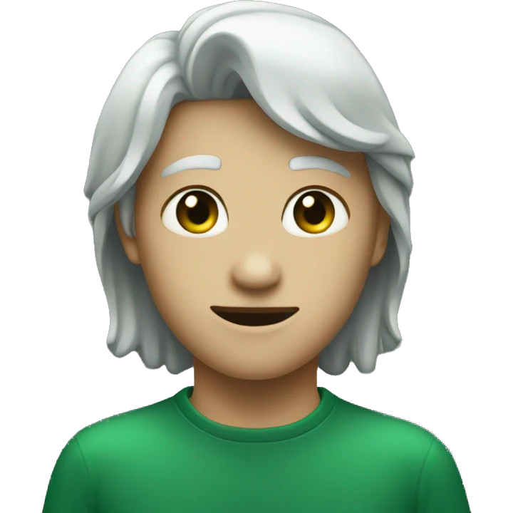 Dark green heart emoji