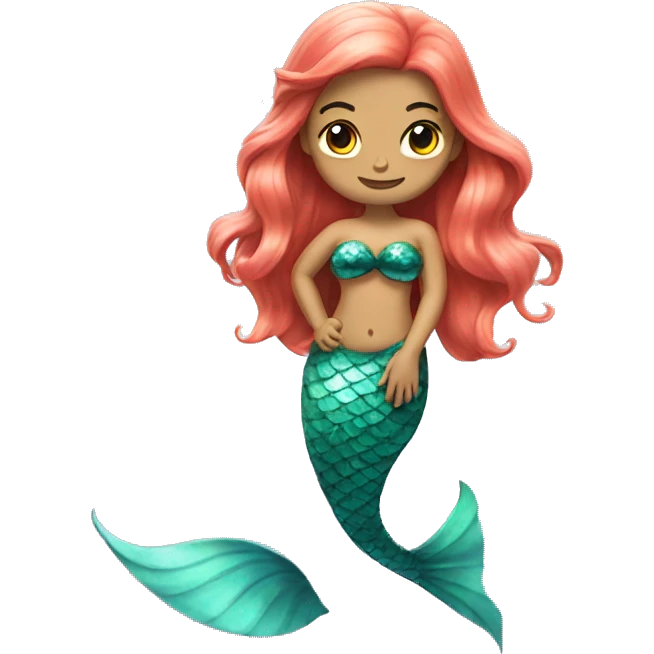 Mermaid with sparkle tail emoji