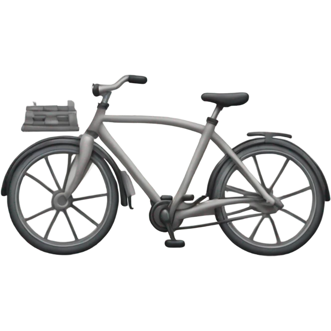 Deux vélos aux roues avant se touchant doucement, dans une scène romantique et ludique, avec une ambiance extérieure et des couleurs douces emoji