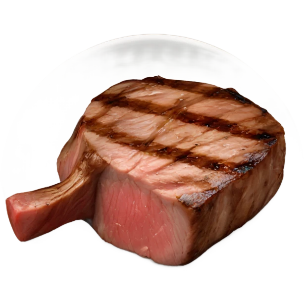 well cooked steak emoji