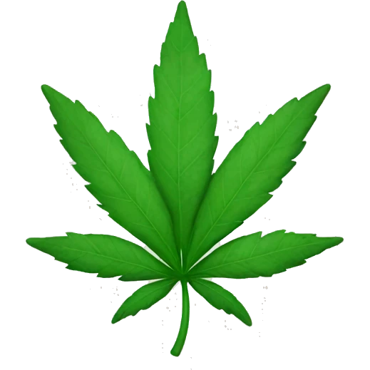 Weed leaf emoji