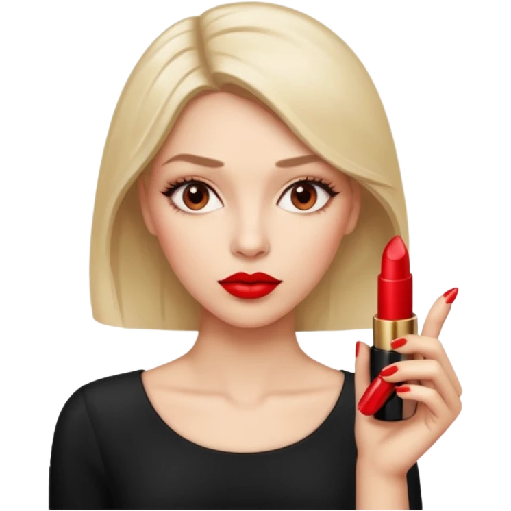 Make a combo of 🤨💅👄 emoji