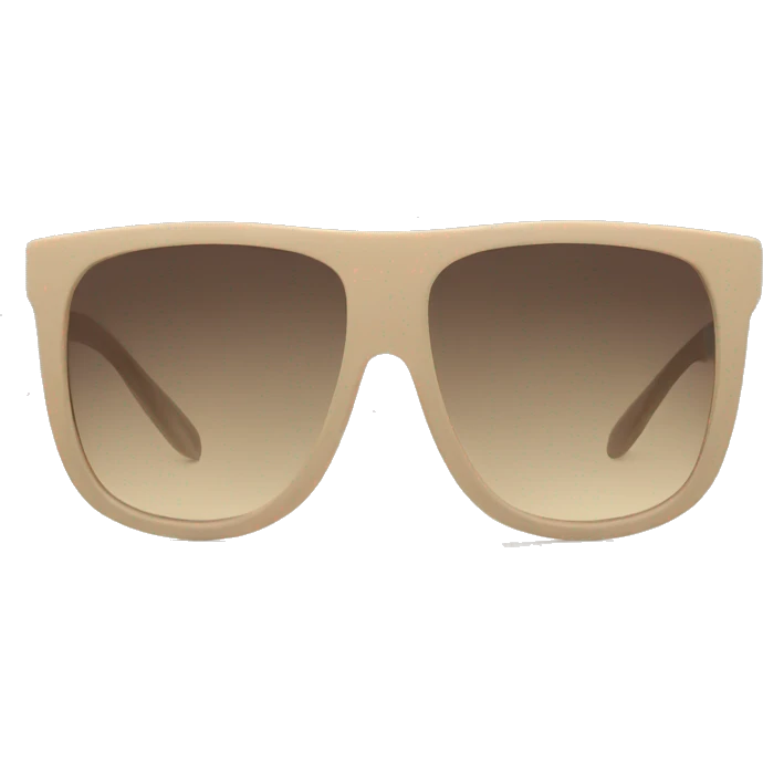 beige color modern sunglasses no face emoji
