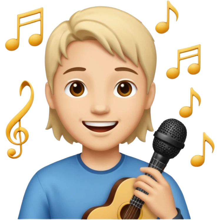 Avatar singing  emoji