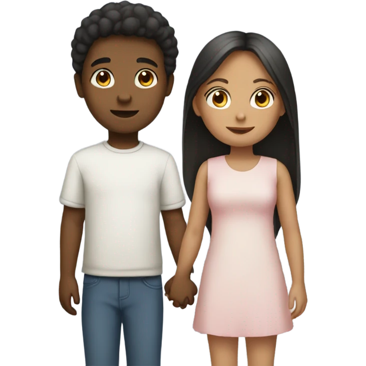 Girl Holding Hands with Boy  emoji
