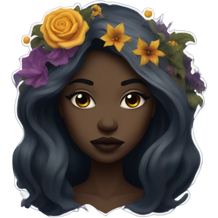 Dark feminine emojis  emoji