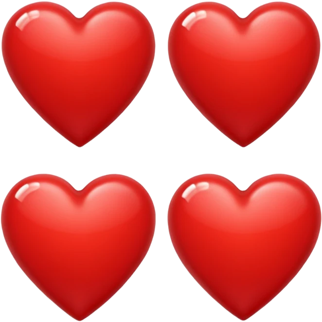 red heart, simple, iconic, suitable for emoji use emoji