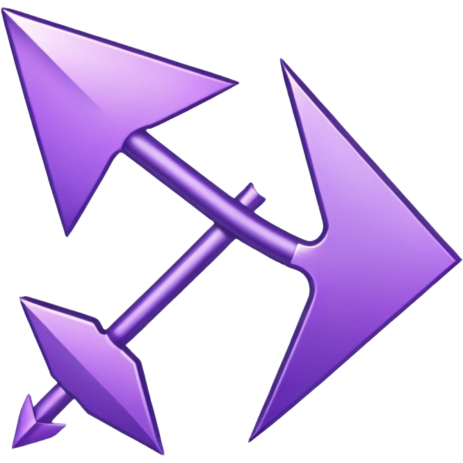 seta para direita roxa emoji