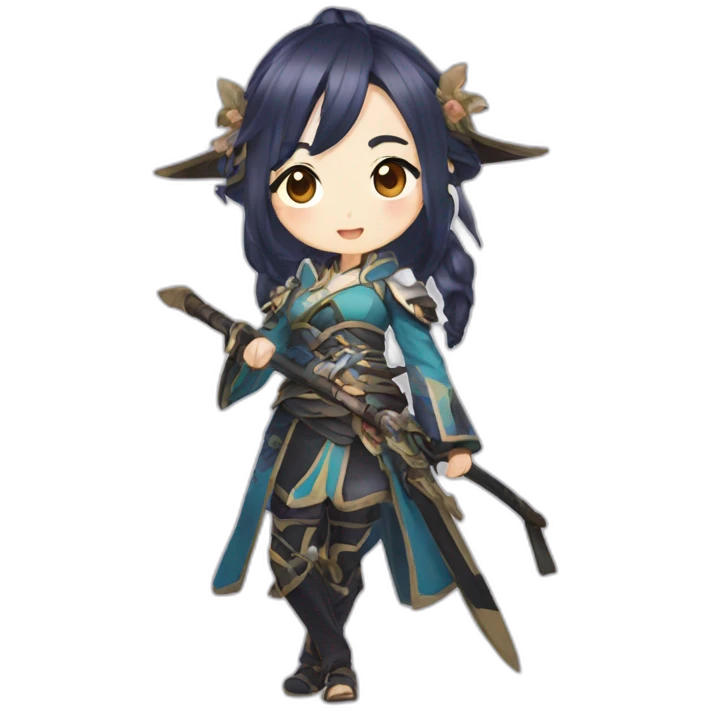 Keqing from genshin impact emoji