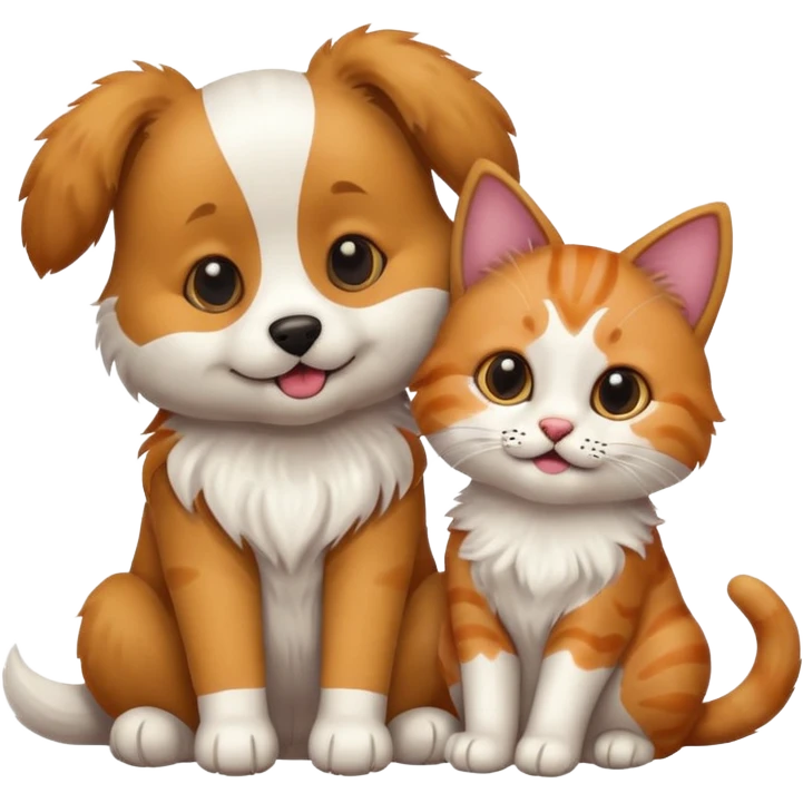 Dog cat emoji