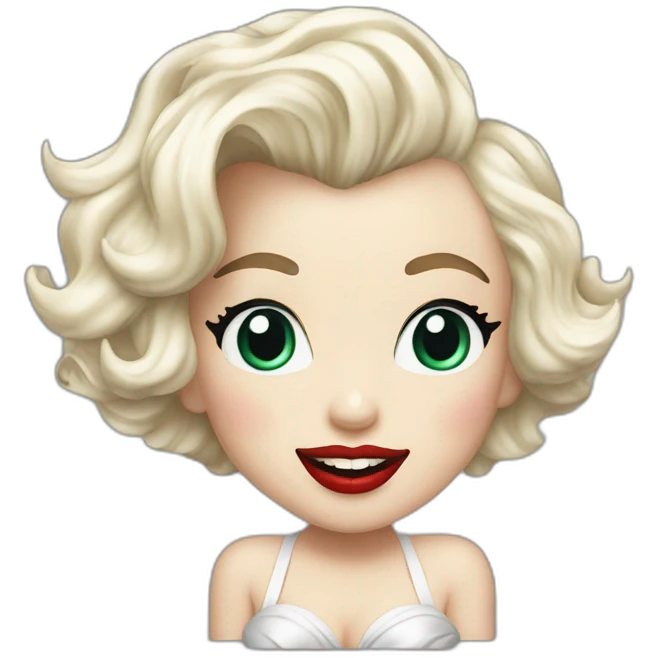 Marilyn Monroe￼ emoji