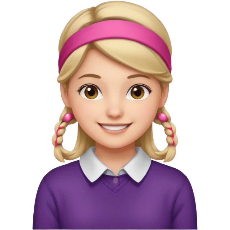 Preppy girl emoji