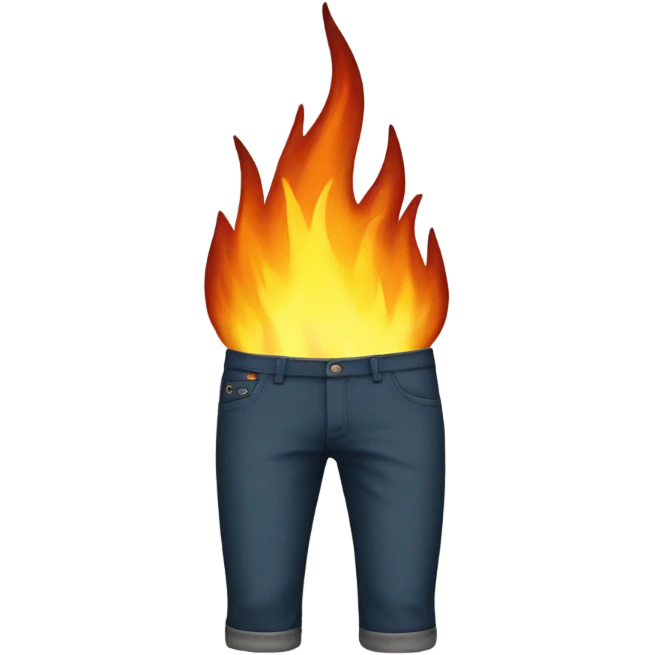 Pants on fire emoji
