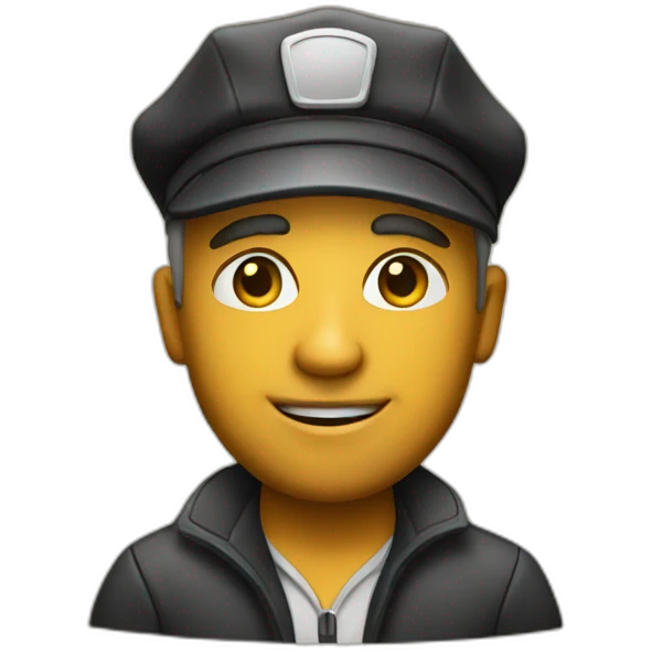 taxi driver emoji
