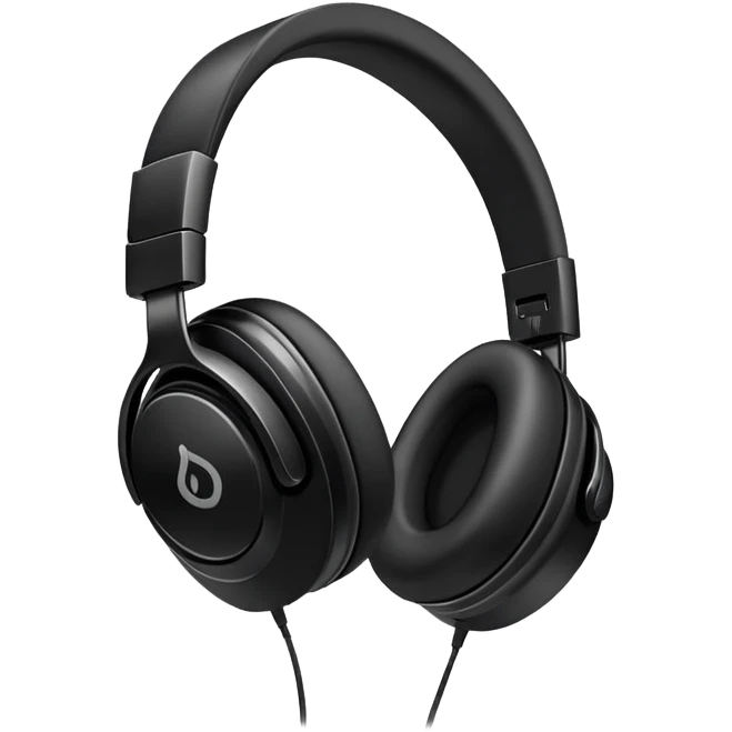 black headphones emoji