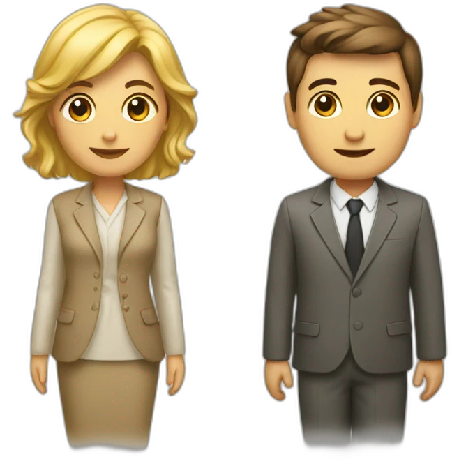 Un homme et femme emoji