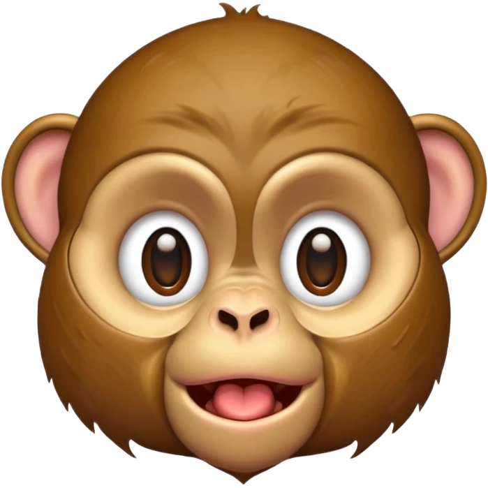 Monkey drooling emoji
