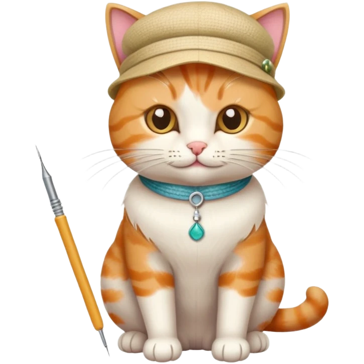 Кот швея emoji