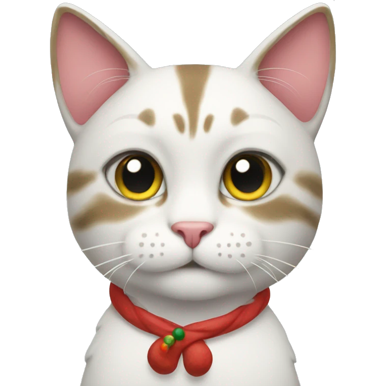 Christmas cat emoji
