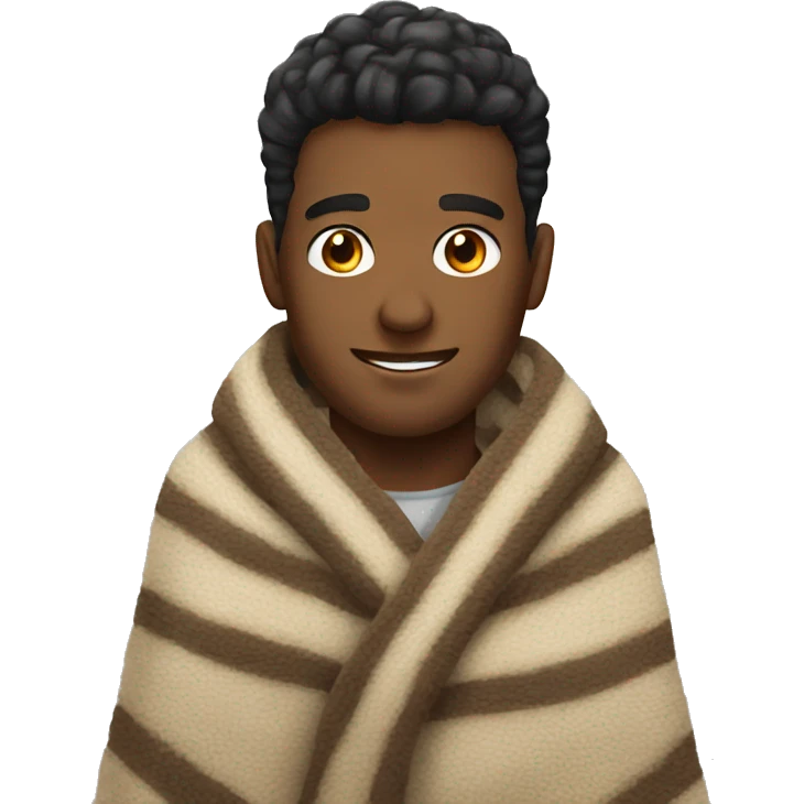 Cozy blanket emoji