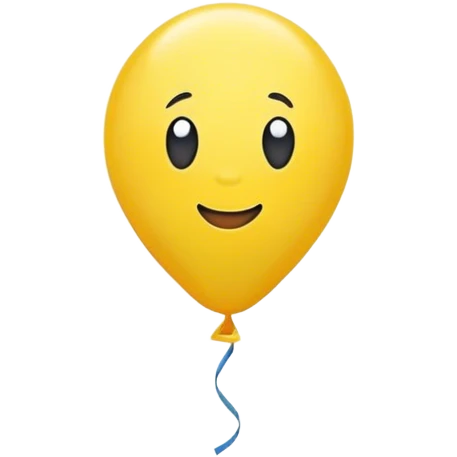 yellow balloon emoji
