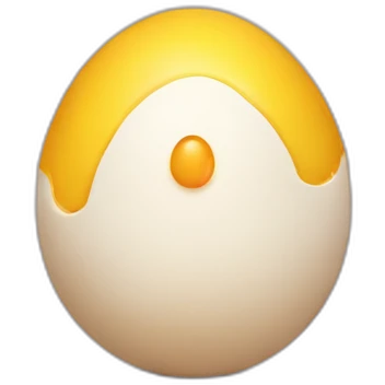 A human with an egg head emoji
