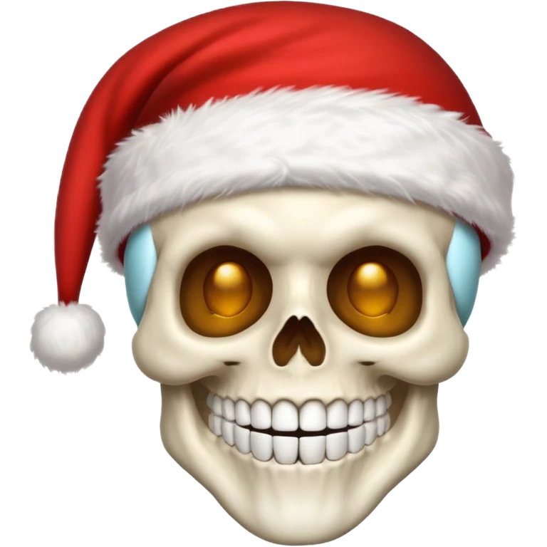 Skull ,Christmas  emoji
