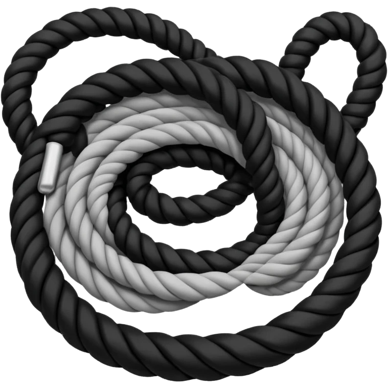 Black rope emoji