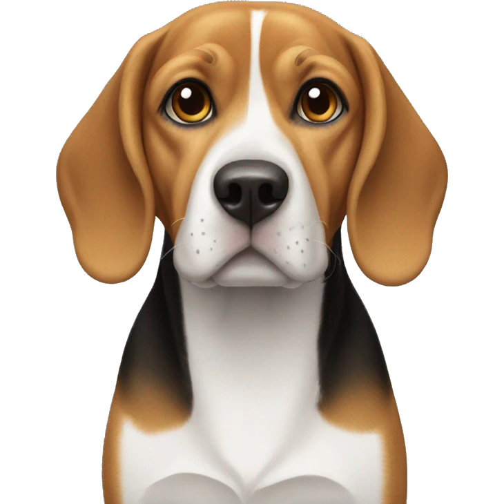 A American beagle  emoji