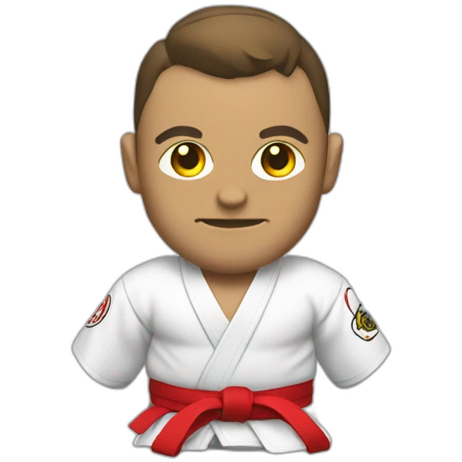 Satan wearing Jiu-Jitsu gi emoji