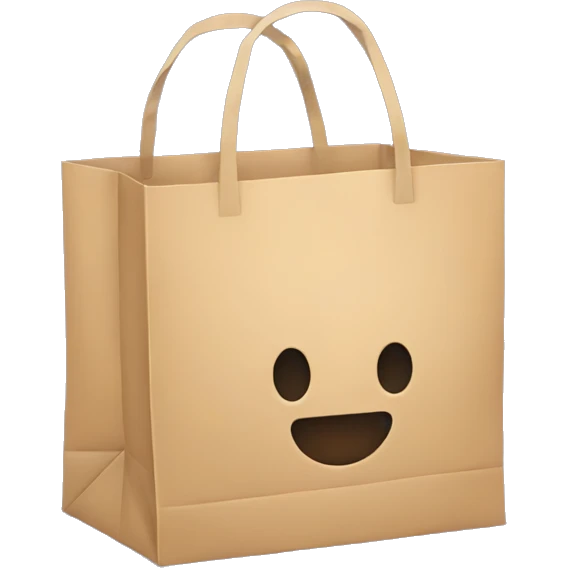 Shopping bag emoji
