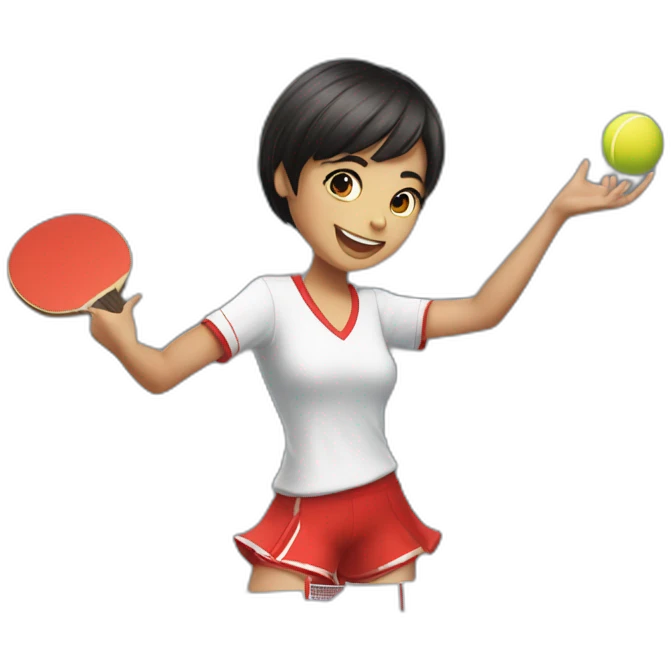 pingpongtabledancegirlgogo emoji