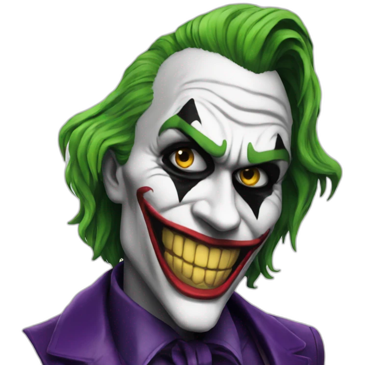 The joker bad emoji