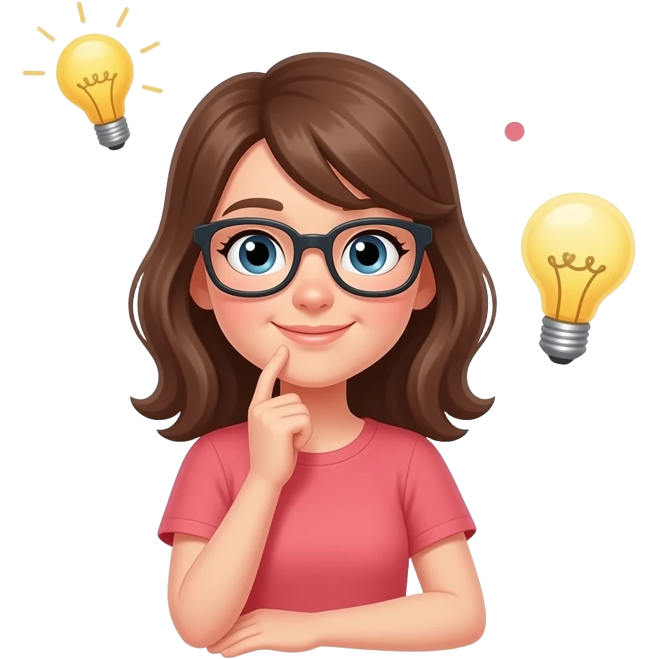 study idea girl emoji