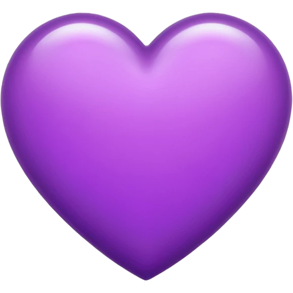 purple heart emoji